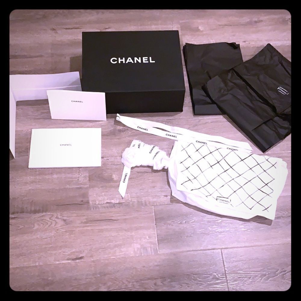 Chanel hardboard box bundle